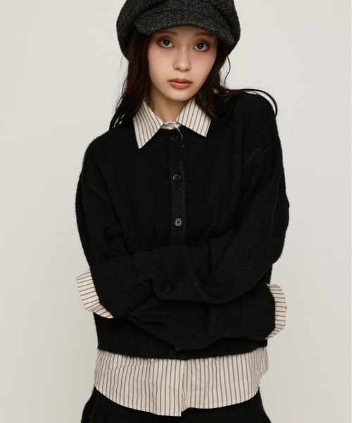 SH DOCKING CD シャツドッキングカーディガン 秋服 冬服（カーディガン