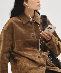 TODAYFUL（トゥデイフル）の「TODAYFUL　Suede Soutiencollar Jacket スエードステンカラージャケット/12710101（その他アウター・レディース）」