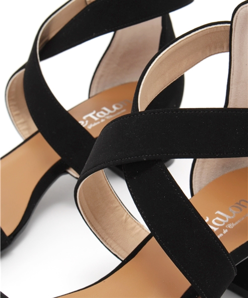LE TALON（ルタロン）の「3.5CMクロスベルトサンダル◆（サンダル・レディース・ブラック/ライトグレー/キャメル・36.5/38/35.5/37.5）」の9枚目の写真