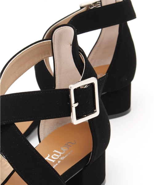 LE TALON（ルタロン）の「3.5CMクロスベルトサンダル◆（サンダル・レディース・ブラック/ライトグレー/キャメル・36.5/38/35.5/37.5）」の10枚目の写真