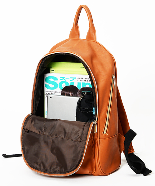 DEVICE(デバイス)の「Rename スクエア シンプル サイド ポケット リュックサック バックパック(バックパック/リュック・レディース・モカ/ネイビー/ブルー系その他/ターコイズブルー/ダークブラウン/キャメル/ブラック/ブラウン系その他/ピンク系その他/ピンク/ブラック×ホワイト/トリコロール/グレー系その他/ブルー系その他2/ブルー系その他3/グレー系その他2/ベージュ×ブラック・FREE)」の21枚目の写真