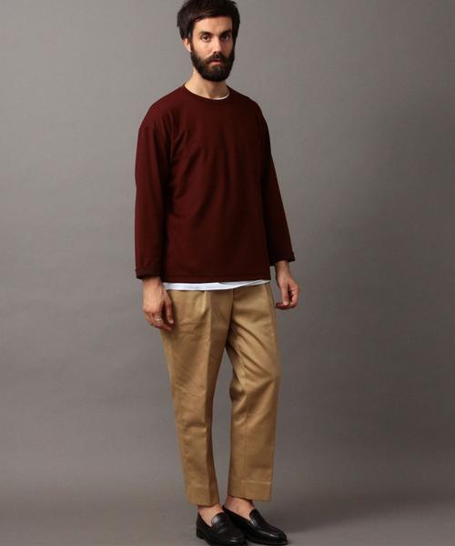 BEAUTY&YOUTH UNITED ARROWS（ビューティーアンドユースユナイテッドアローズ）の「BY ∴ コールドマーセ チノ 1P バギー テーパードパンツ◆（チノパンツ・メンズ・ダークブラウン/ベージュ・MEDIUM/SMALL/X-LARGE/LARGE）」の9枚目の写真