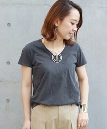 JOURNAL STANDARD relume | 36/-USA 天竺 VネックショートスリーブTシャツ_#(Tシャツ/カットソー)
