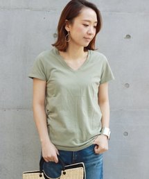 JOURNAL STANDARD relume | 36/-USA 天竺 VネックショートスリーブTシャツ_#(Tシャツ/カットソー)