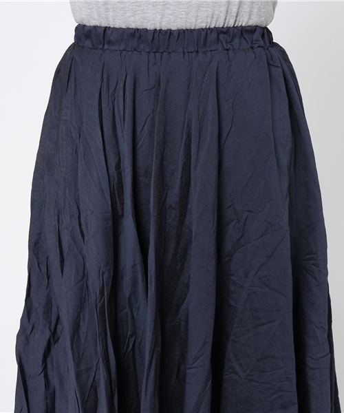 Color（カラー）の「ギャザーマキシスカート（スカート・レディース・ピンク系その他/ブラック/ネイビー/ベージュ・MEDIUM）」の8枚目の写真