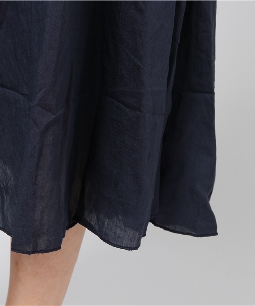 Color（カラー）の「ギャザーマキシスカート（スカート・レディース・ピンク系その他/ブラック/ネイビー/ベージュ・MEDIUM）」の9枚目の写真