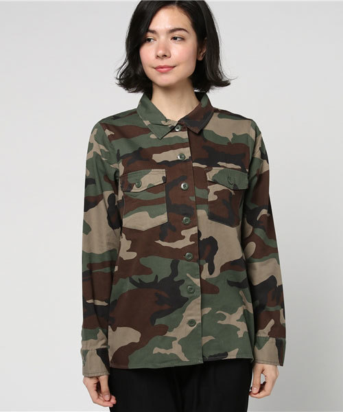 PUNYUS(プニュズ)の「ミリタリーシャツ(シャツ/ブラウス・レディース・その他1/カーキ・2/3/1/4)」の9枚目の写真