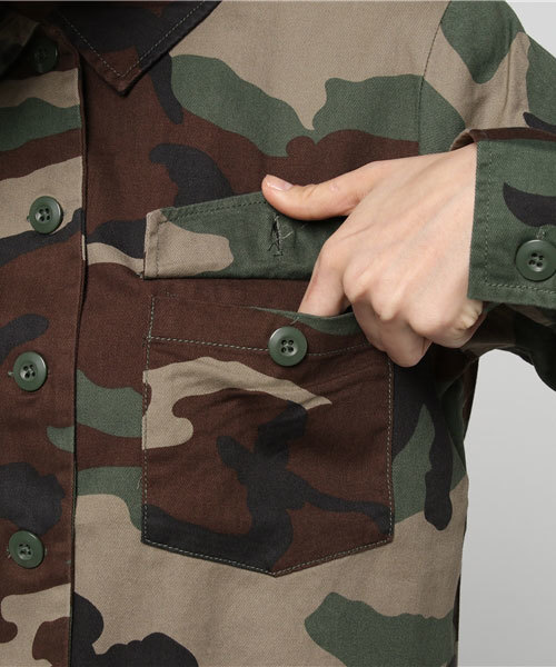 PUNYUS(プニュズ)の「ミリタリーシャツ(シャツ/ブラウス・レディース・その他1/カーキ・2/3/1/4)」の5枚目の写真