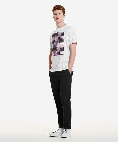 Saturdays NYC(サタデーズ ニューヨークシティ )の「Cloud Fill T-Shirt(Tシャツ/カットソー・メンズ・ホワイト・S/X-SMALL/M/X-LARGE/L)」の3枚目の写真