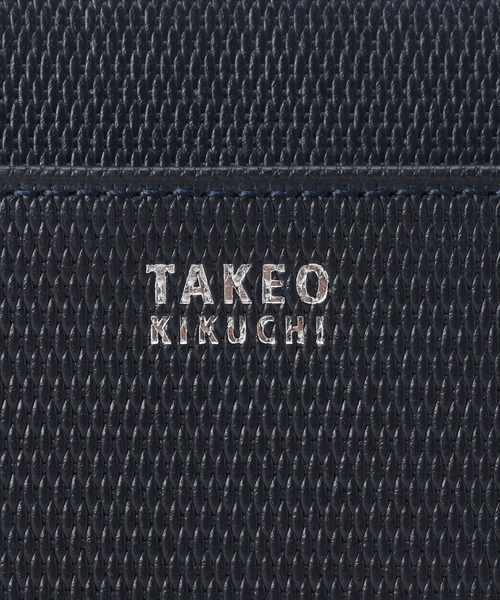 TAKEO KIKUCHI（タケオキクチ）の「【ソフト＆ナチュラル】ミニメッシュ レザー　ラウンドファスナー長財布（財布・メンズ・ブラック/ブルー/ブルー系1/オフホワイト/レッド/グレー系その他5/イエロー系4/モスグリーン系4/ブルーグリーン・00）」の16枚目の写真