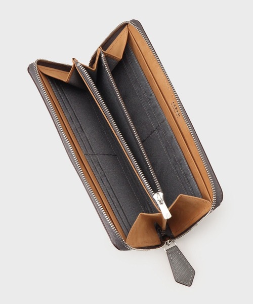 TAKEO KIKUCHI（タケオキクチ）の「【ソフト＆ナチュラル】ミニメッシュ レザー　ラウンドファスナー長財布（財布・メンズ・ブラック/ブルー/ブルー系1/オフホワイト/レッド/グレー系その他5/イエロー系4/モスグリーン系4/ブルーグリーン・00）」の18枚目の写真