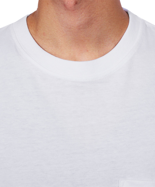 ８(eight)（エイト）の「ポケット付き ビッグTシャツ 半袖 ストリート（Tシャツ/カットソー・メンズ・ブラック/ホワイト×ブラック/ネイビー/グレー/ホワイト・LARGE/MEDIUM）」の19枚目の写真