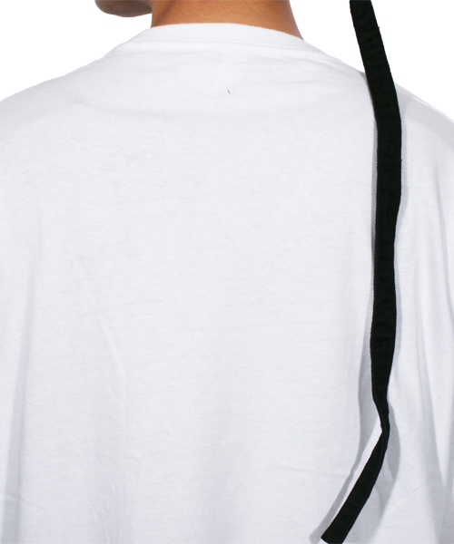 ８(eight)（エイト）の「ポケット付き ビッグTシャツ 半袖 ストリート（Tシャツ/カットソー・メンズ・ブラック/ホワイト×ブラック/ネイビー/グレー/ホワイト・LARGE/MEDIUM）」の16枚目の写真