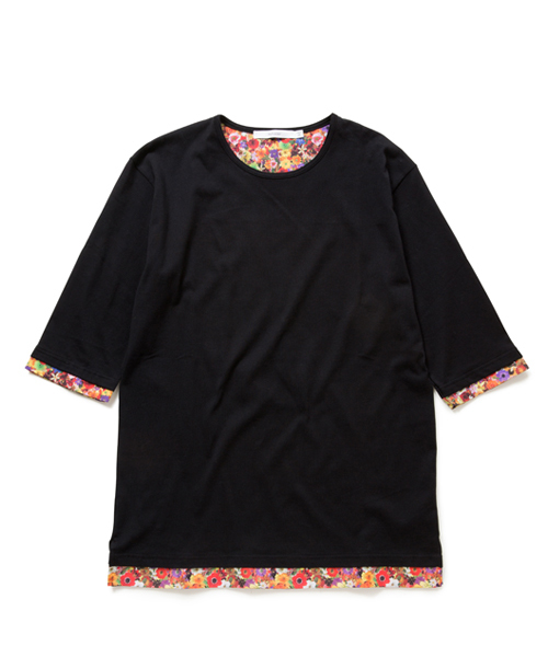 rehacer（レアセル）の「rehacer : Flower Link Cutsew  （Tシャツ/カットソー・メンズ・ホワイト/ネイビー/グレー/ブラック・MEDIUM/SMALL/LARGE）」の3枚目の写真