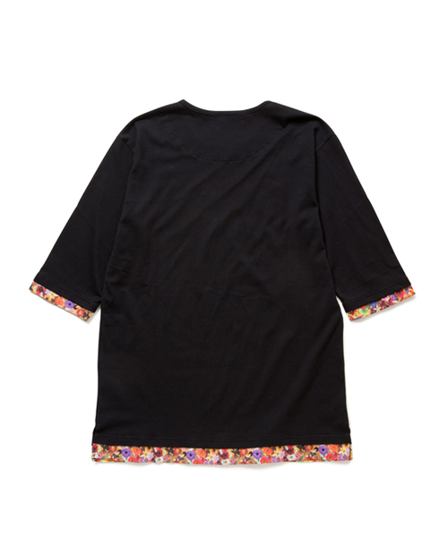rehacer（レアセル）の「rehacer : Flower Link Cutsew  （Tシャツ/カットソー・メンズ・ホワイト/ネイビー/グレー/ブラック・MEDIUM/SMALL/LARGE）」の9枚目の写真