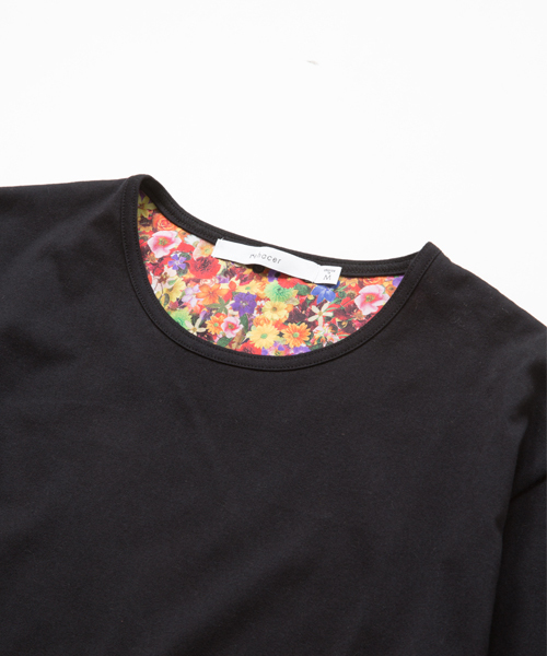 rehacer（レアセル）の「rehacer : Flower Link Cutsew  （Tシャツ/カットソー・メンズ・ホワイト/ネイビー/グレー/ブラック・MEDIUM/SMALL/LARGE）」の6枚目の写真
