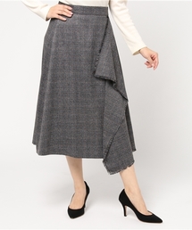 Khaju | Khaju:グレンチェックラップスカート(スカート)