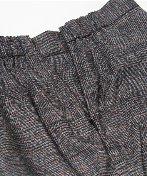 Khaju（カージュ）の「Khaju:グレンチェックラップスカート（スカート・レディース・グレー/ブラウン・ONE SIZE）」の10枚目の写真