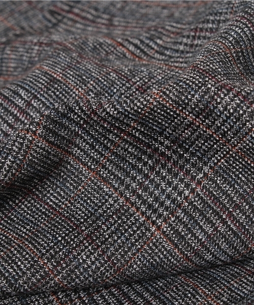 Khaju（カージュ）の「Khaju:グレンチェックラップスカート（スカート・レディース・グレー/ブラウン・ONE SIZE）」の11枚目の写真