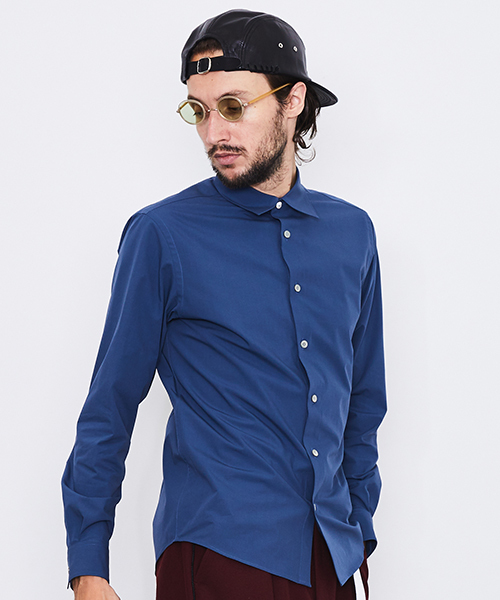 UNITED TOKYO（ユナイテッドトウキョウ）の「マルチストレッチブロードシャツ（シャツ/ブラウス・メンズ・ブルー/ライトグリーン/ネイビー/オフホワイト/ピンク/バーガンディー・1/2/3）」の5枚目の写真