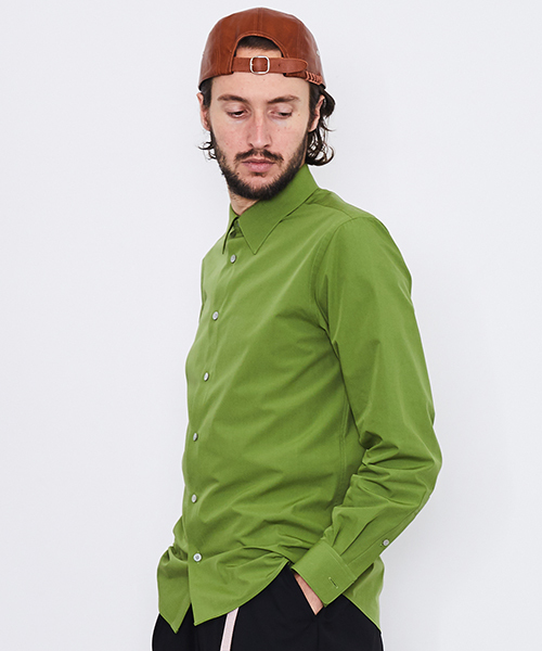 UNITED TOKYO（ユナイテッドトウキョウ）の「マルチストレッチブロードシャツ（シャツ/ブラウス・メンズ・ブルー/ライトグリーン/ネイビー/オフホワイト/ピンク/バーガンディー・1/2/3）」の3枚目の写真