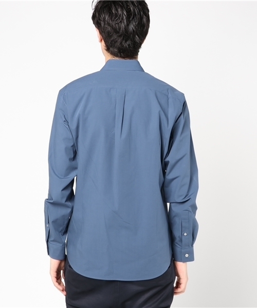 UNITED TOKYO（ユナイテッドトウキョウ）の「マルチストレッチブロードシャツ（シャツ/ブラウス・メンズ・ブルー/ライトグリーン/ネイビー/オフホワイト/ピンク/バーガンディー・1/2/3）」の11枚目の写真