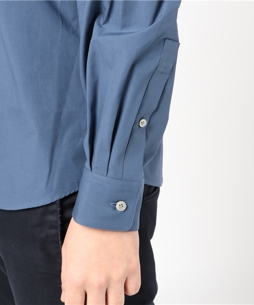 UNITED TOKYO（ユナイテッドトウキョウ）の「マルチストレッチブロードシャツ（シャツ/ブラウス・メンズ・ブルー/ライトグリーン/ネイビー/オフホワイト/ピンク/バーガンディー・1/2/3）」の8枚目の写真