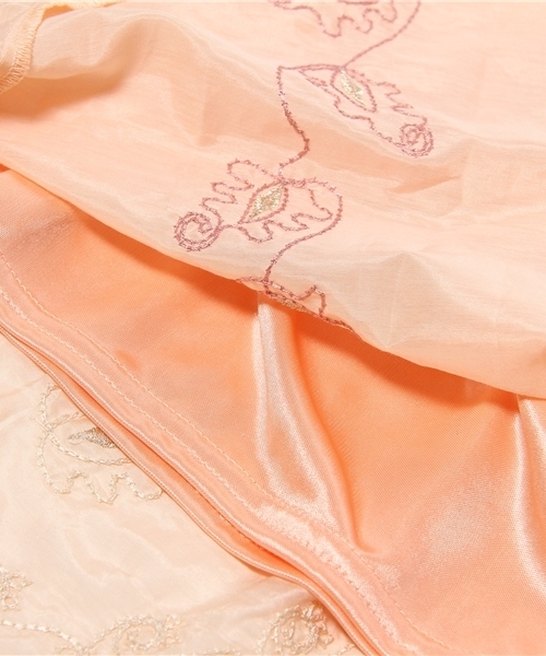 Language（ランゲージ）の「刺繍ロング刺繍ワンピース（ワンピース・レディース・ホワイト系/グリーン系/ピンク系・38）」の4枚目の写真