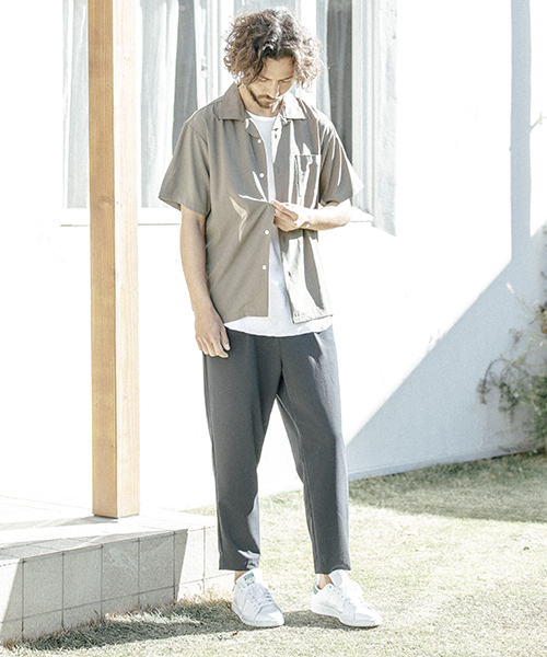 ANGENEHM（アンゲネーム）の「mp5834-1 Tuck Tapered Ankle Pants パンツ（その他パンツ・メンズ・ネイビー/ベージュ/ブラック・M/S/L）」の5枚目の写真