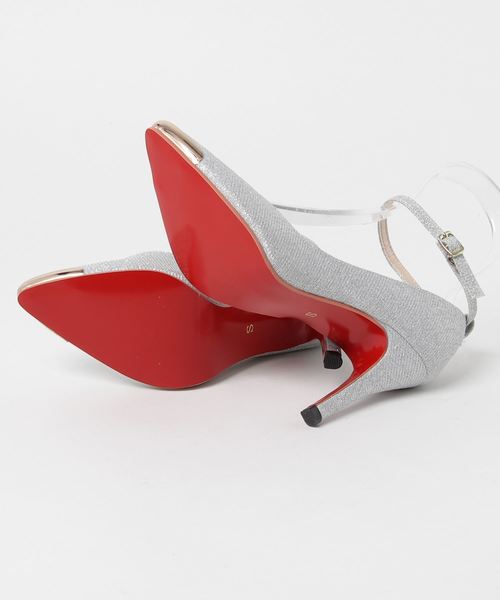 Parade（パレード）の「メタルポインテッドトゥストラップ付きオケージョンパンプス 8989T【Parade】（パンプス・レディース・ブラック系その他2/ブラック系その他/ゴールド/シルバー/ブラック/ホワイト・LL/M/S/L）」の7枚目の写真