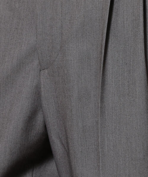 BEAUTY&YOUTH UNITED ARROWS（ビューティーアンドユースユナイテッドアローズ）の「【WEB限定】 by TR ツイル 2P ワイド テーパードパンツ（スラックス・メンズ・ブラック/ダークグレー/ベージュ・SMALL/LARGE/MEDIUM/X-LARGE）」の21枚目の写真