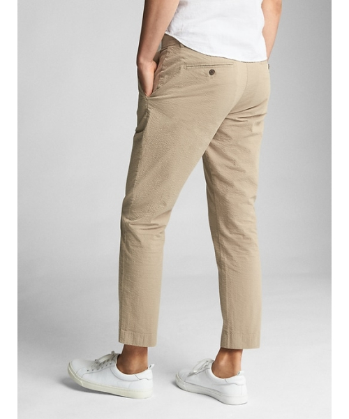 GAP(ギャップ)の「シアサッカー スリムフィット防水アンクルパンツ(Gapflex)(その他パンツ・メンズ・ブルー/ベージュ・30W/28W/36W/34W/32W)」の3枚目の写真