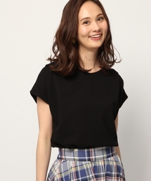 GLOBAL WORK | ミニワッフルフレンチスリーブＴ/795881(Tシャツ/カットソー)