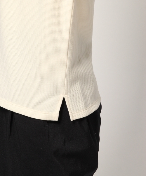 GLOBAL WORK（グローバルワーク）の「ミニワッフルフレンチスリーブＴ/795881（Tシャツ/カットソー・レディース・ブラック/ブラウン/ホワイト・LARGE/MEDIUM）」の11枚目の写真