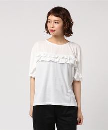 earth music&ecology | ・フリルプルオーバー(Tシャツ/カットソー)