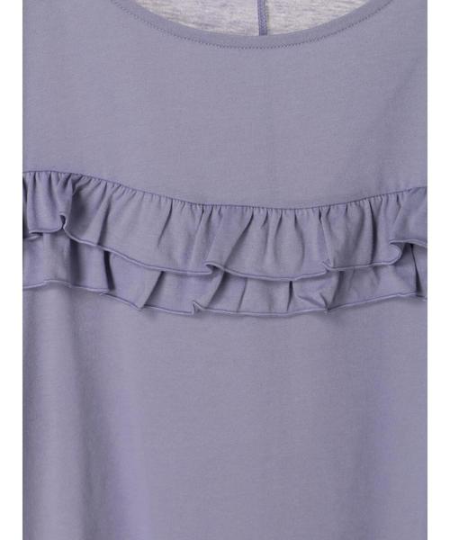 earth music&ecology（アースミュージックアンドエコロジー）の「・フリルプルオーバー（Tシャツ/カットソー・レディース・ブラック/オフホワイト/ラベンダー/ライトピンク・FREE）」の15枚目の写真