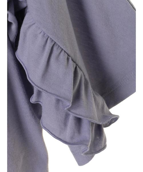 earth music&ecology（アースミュージックアンドエコロジー）の「・フリルプルオーバー（Tシャツ/カットソー・レディース・ブラック/オフホワイト/ラベンダー/ライトピンク・FREE）」の16枚目の写真