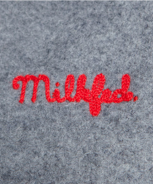 MILKFED.（ミルクフェド）の「【mini11月号掲載商品】STADIUM JUMPER（スタジャン・レディース・アッシュ/ネイビー・SMALL/MEDIUM）」の7枚目の写真