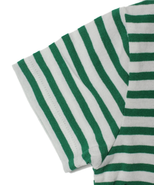 coen（コーエン）の「【KIDS】ボーダーコンビワンピース（ワンピース・キッズ・イエロー/ケリー・S/100/M/110/L/120/XL/130/140/150）」の5枚目の写真