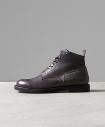 染めヒール切替ブーツ