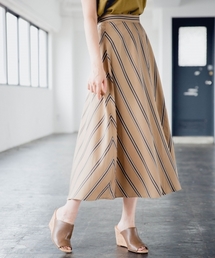 A part by | TCストライプフレアスカート　801521(スカート)