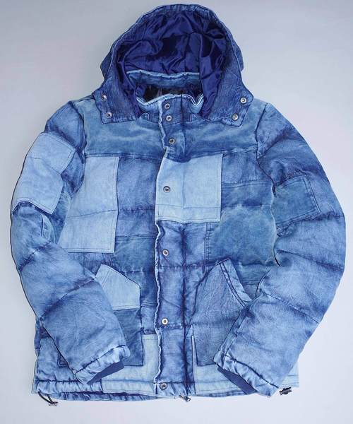 rovtski(ロフトスキー)の「rovtski デニムパッチワークブルゾン/DENIM PATCWORK ブルゾン(ダウンジャケット/コート・メンズ・ネイビー/サックスブルー・LARGE/MEDIUM)」の10枚目の写真