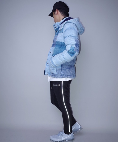 rovtski(ロフトスキー)の「rovtski デニムパッチワークブルゾン/DENIM PATCWORK ブルゾン(ダウンジャケット/コート・メンズ・ネイビー/サックスブルー・LARGE/MEDIUM)」の14枚目の写真