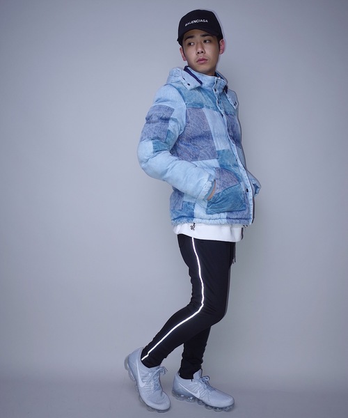 rovtski(ロフトスキー)の「rovtski デニムパッチワークブルゾン/DENIM PATCWORK ブルゾン(ダウンジャケット/コート・メンズ・ネイビー/サックスブルー・LARGE/MEDIUM)」の16枚目の写真