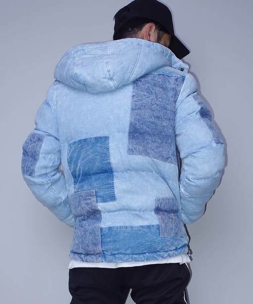 rovtski(ロフトスキー)の「rovtski デニムパッチワークブルゾン/DENIM PATCWORK ブルゾン(ダウンジャケット/コート・メンズ・ネイビー/サックスブルー・LARGE/MEDIUM)」の19枚目の写真