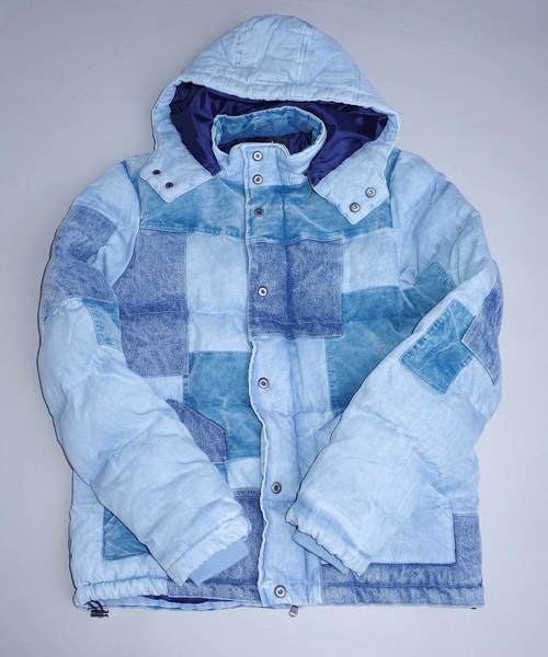 rovtski(ロフトスキー)の「rovtski デニムパッチワークブルゾン/DENIM PATCWORK ブルゾン(ダウンジャケット/コート・メンズ・ネイビー/サックスブルー・LARGE/MEDIUM)」の21枚目の写真