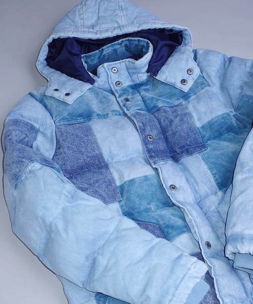 rovtski(ロフトスキー)の「rovtski デニムパッチワークブルゾン/DENIM PATCWORK ブルゾン(ダウンジャケット/コート・メンズ・ネイビー/サックスブルー・LARGE/MEDIUM)」の22枚目の写真