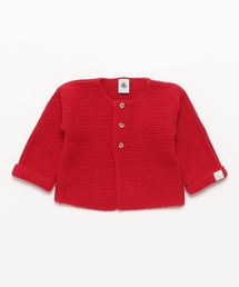 PETIT BATEAU | ガーター編みニットカーディガン(カーディガン/ボレロ)