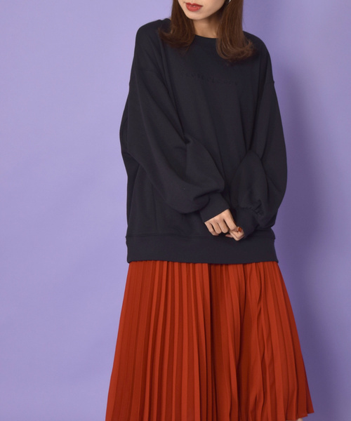 w closet(ダブルクローゼット)の「ロング丈プリーツスカート_(スカート・レディース・パープル/オレンジ/キャメル・FREE)」の12枚目の写真