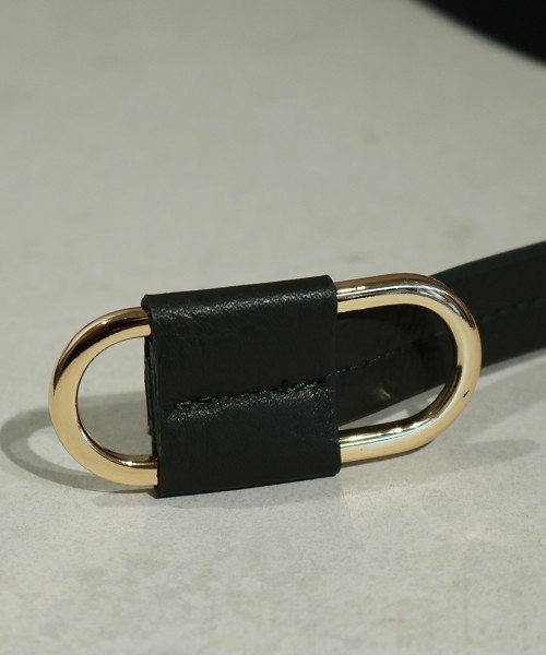 TODAYFUL（トゥデイフル）の「オーバルバックルベルト（ベルト・レディース・ブラック/カーキ・FREE）」の13枚目の写真